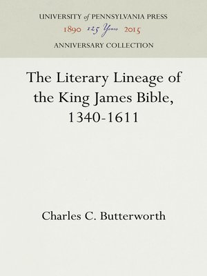cover image of The Literary Lineage of the King James Bible, 1340-1611